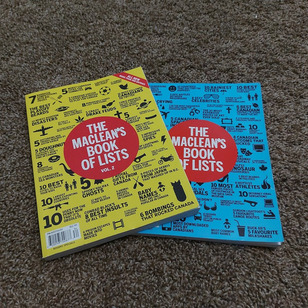 The Maclean's Book of Lists Vol 1 & 2